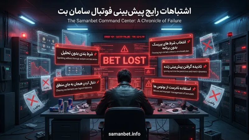 اشتباهات رایج پیش بینی فوتبال سامان بت