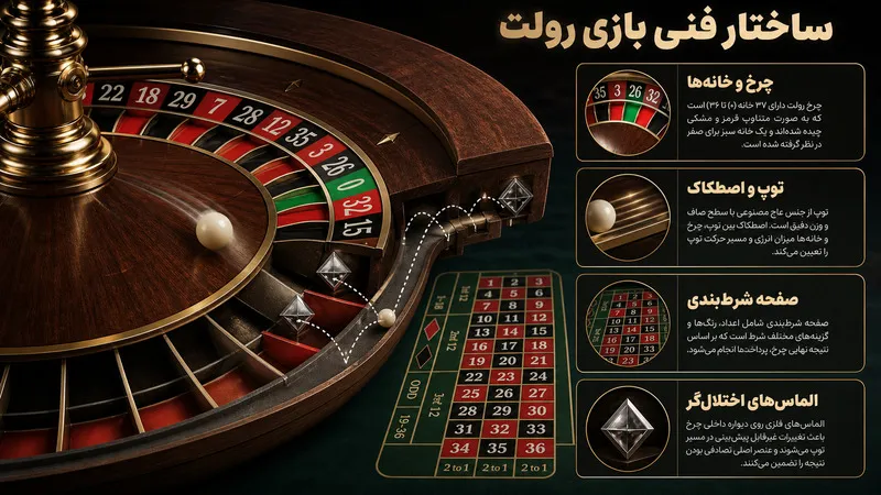 ماهیت و ساختار فنی بازی رولت