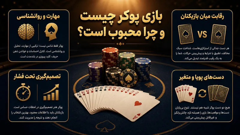 بازی پوکر چیست و چرا محبوب است؟
